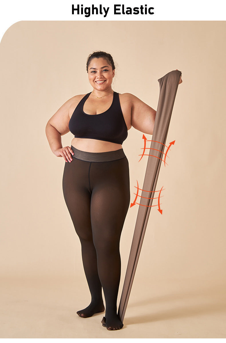 Curvy Confidence Fleece Tights™